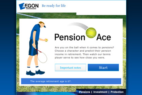 Aegon Pension Calculator
